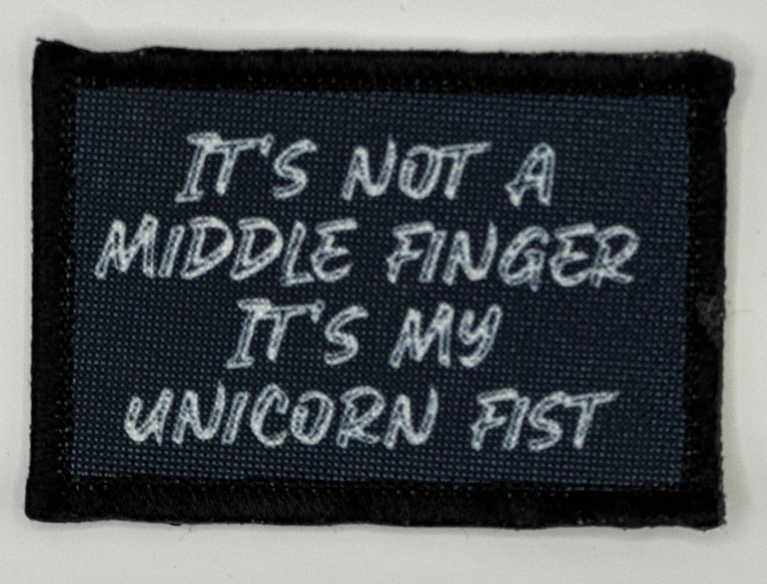 it&#39;s not a middle finger it&#39;s my unicorn fist