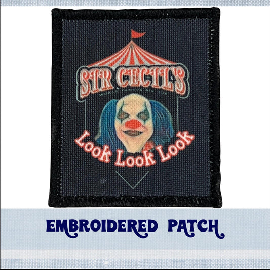 Riggs Look Look Sublimation  Patch for Jacket, Hat, Backpack, and More! | Iron On, Sew On, or Hook and Loop Backing