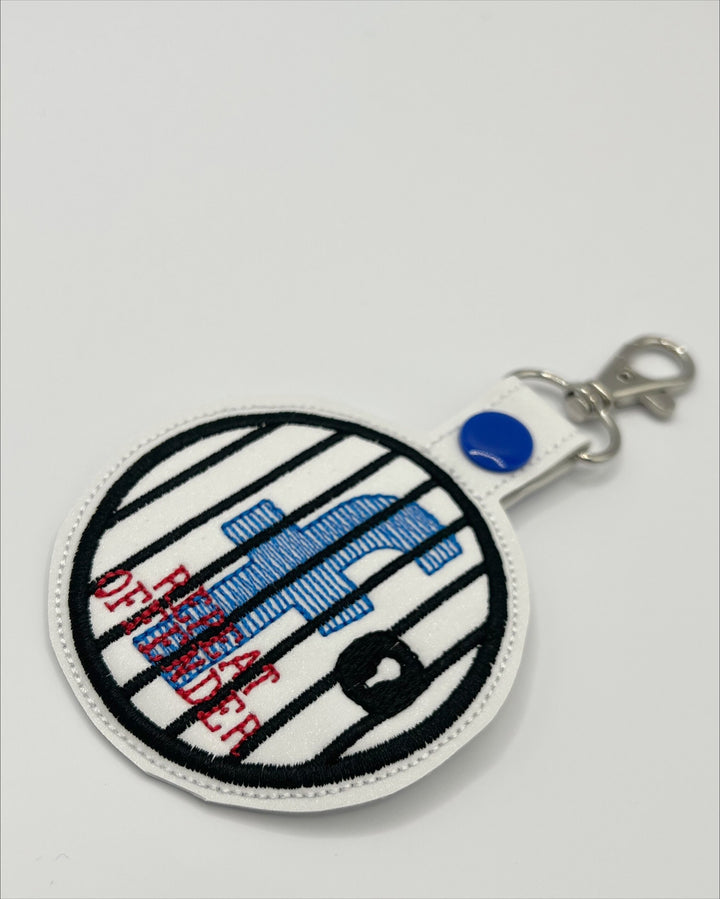 Keychain representing Facebook Jail