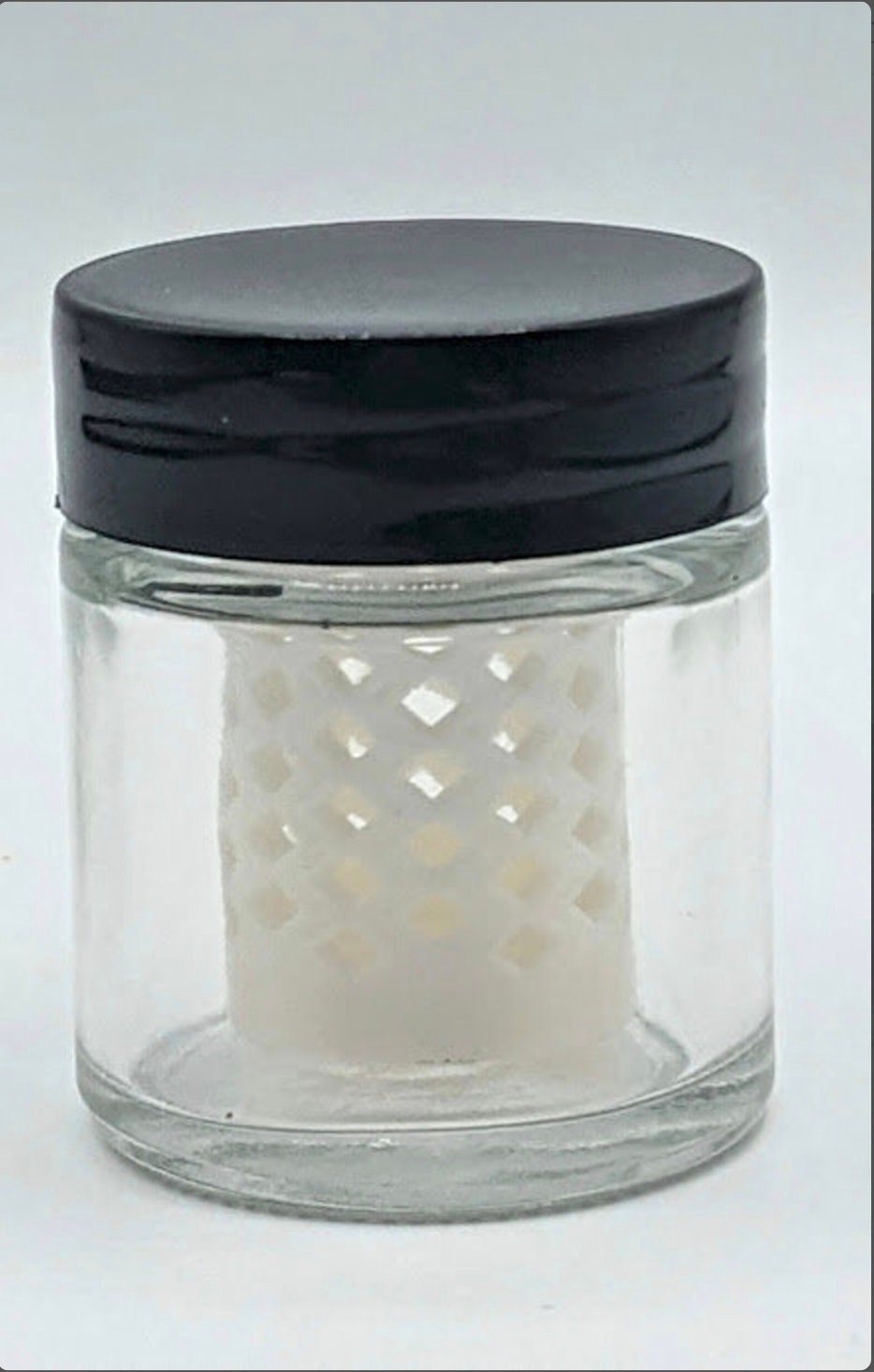 ISO Dunk Station Terp Cleaner - 1 oz Glass Jar for Jewelry Sifter Strainer and Banger Basket