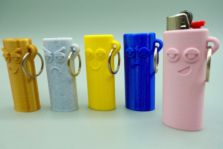 Chill Buddy Bic Lighter Case Keychain - Premium Sleeve for Smokers