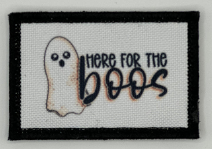 there for the boos embroidered patch