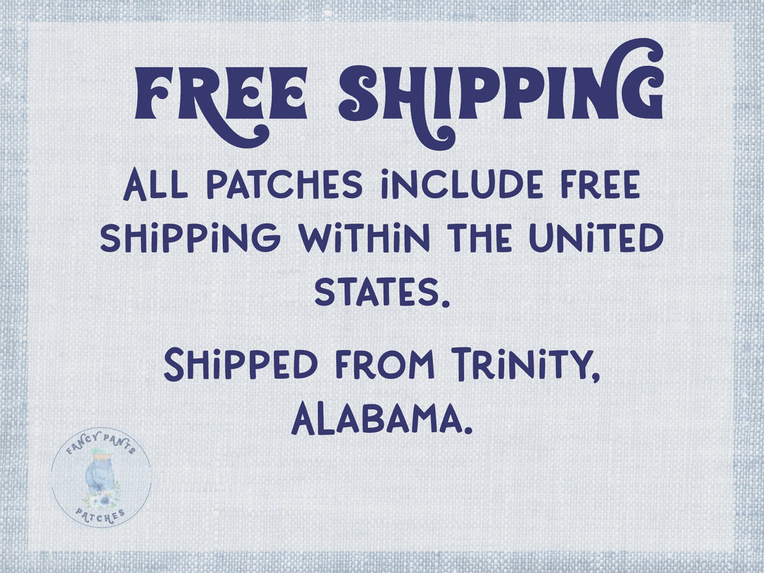 Free shipping within the United States.  All orders ship from Trinity, Alabama.