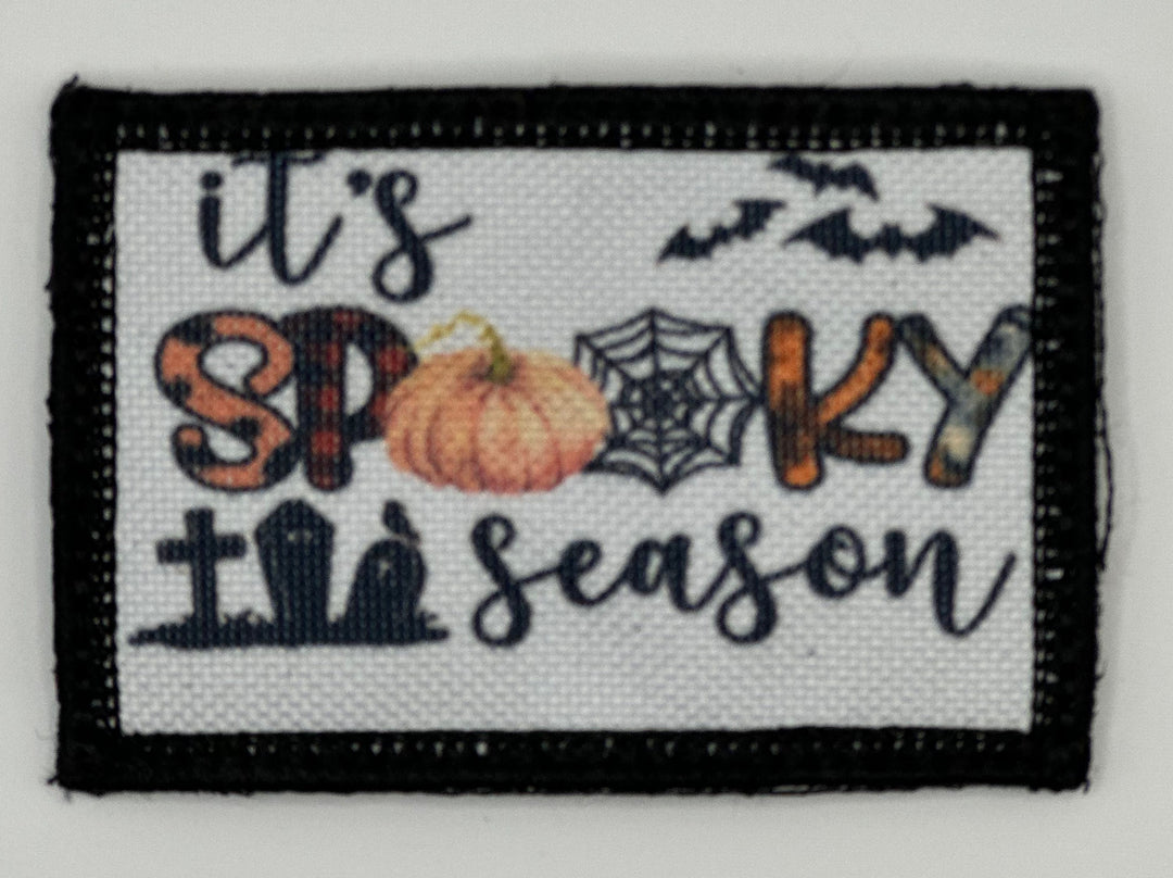 it&#39;s spooky in season embroidered patch