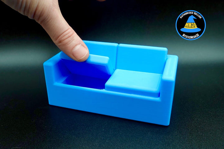 Stash Sofa Mini Organizer - Personalized 3D Printed Hidden Storage Decor