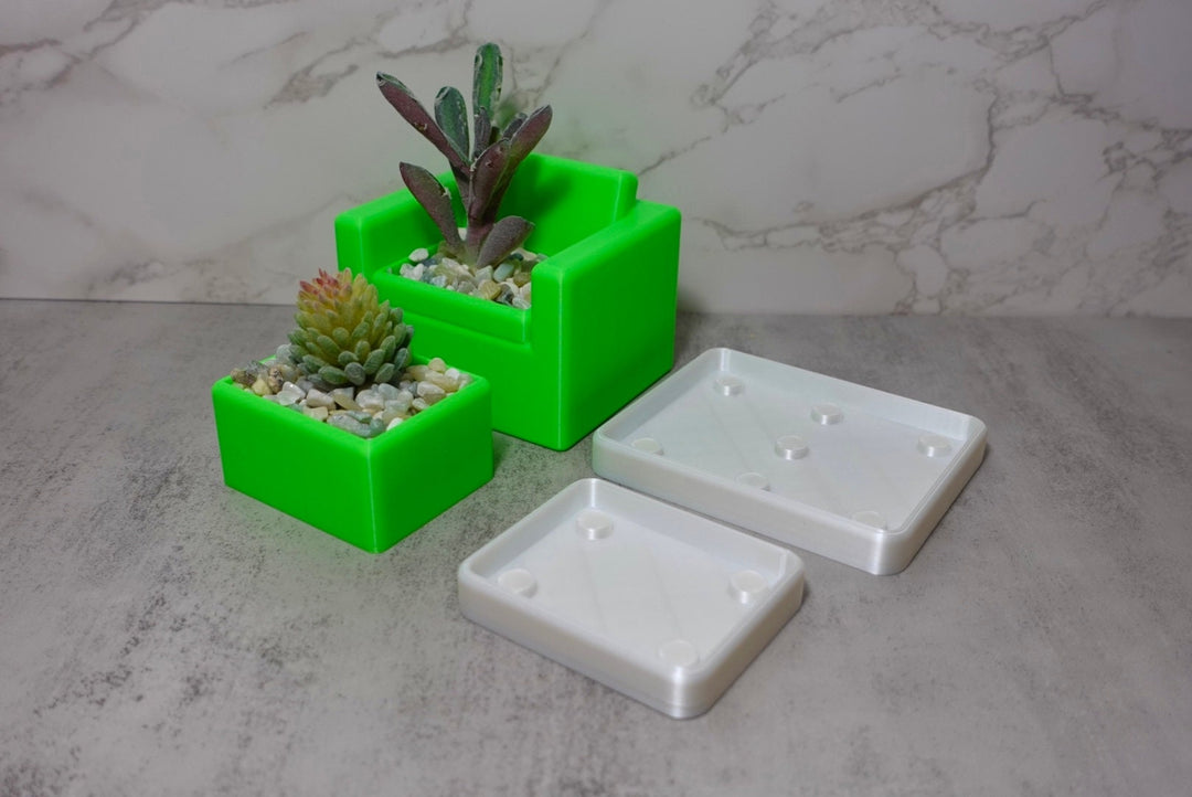 Miniature Armchair Planter - Succulent Desk Decor Gift