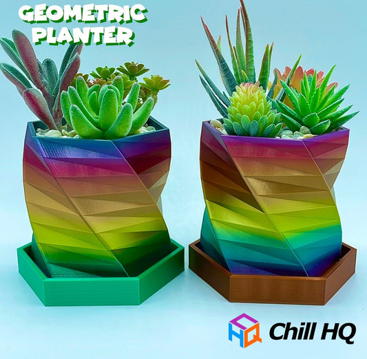 Eco-Friendly Succulent Planter with Drainage - Biodegradable Indoor Pot and Saucer