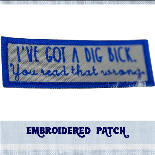 Embroidery Patch for Jacket, Hat, Backpack, and More! | Iron On, Sew On, or Hook and Loop Backing