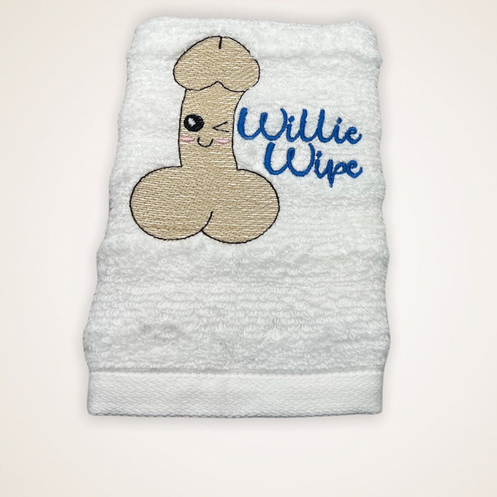 Willie Wipe and Vag Rag Set, Hilarious stocking stuffer, cotton anniversary, gag gift, funny gift for him, Valentines, bachelor's party gift