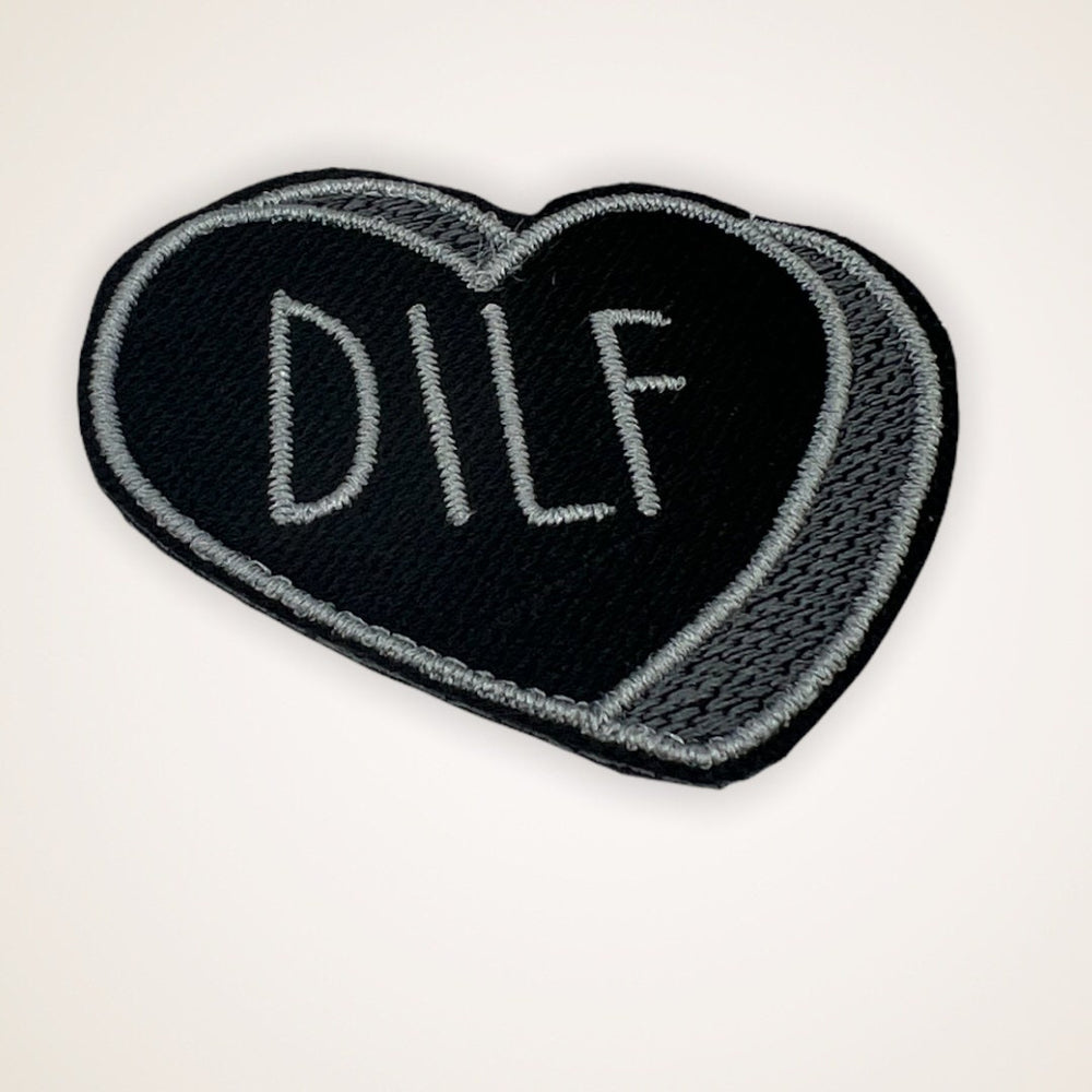 DILF Patch, Damn I Love Frogs | Funny Patch |Applique Patch for Jacket, Hat, Backpack, and More! | Iron On, Sew On, or Hook and Loop Backing