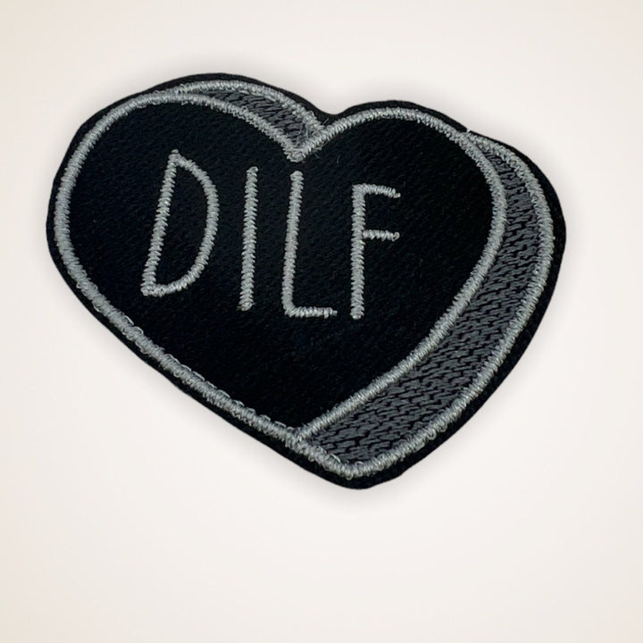 DILF Patch, Damn I Love Frogs | Funny Patch |Applique Patch for Jacket, Hat, Backpack, and More! | Iron On, Sew On, or Hook and Loop Backing