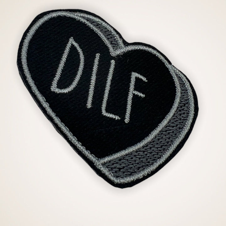 DILF Patch, Damn I Love Frogs | Funny Patch |Applique Patch for Jacket, Hat, Backpack, and More! | Iron On, Sew On, or Hook and Loop Backing