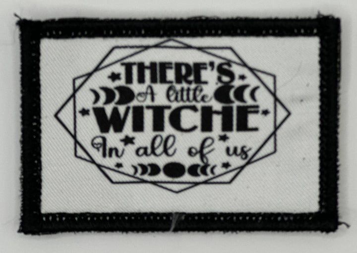 there&#39;s a little witch in all of us embroidered patch