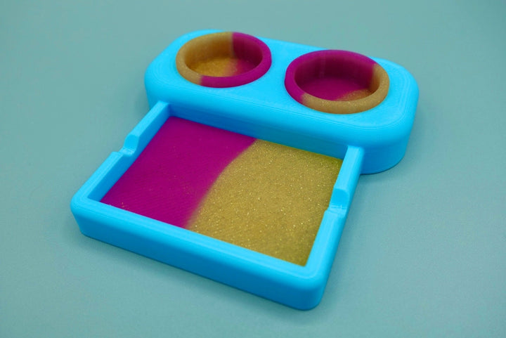 Dab Pad Mini Silicone Mat Set | Terp Pearl, Marble, Slurper Organizer | Tool Holder Concentrate Catcher | 3D Printed | Custom Color