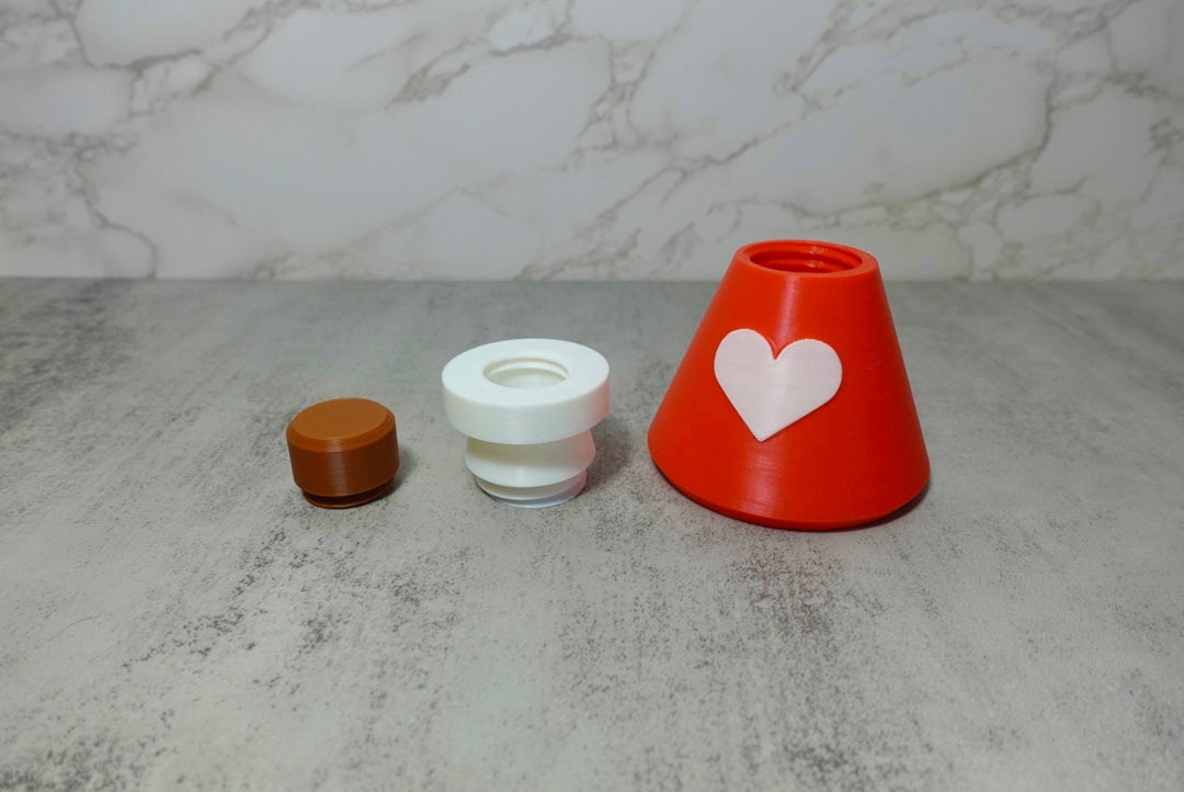 Love Potion Stash Jar | Cosplay Prop | Stash Container | OSRS Inspired | Geocache | Gift for Wizards and Adventurers | Valentine Runescape