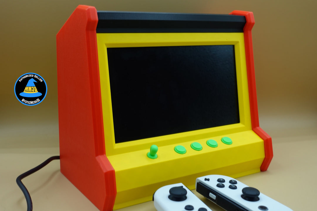 Retro Arcade Nintendo Switch Accessory Dock | Classic or OLED Gaming System | Nerdy Gamer Gift | Game Room Decor