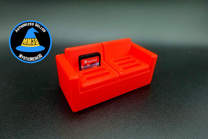 Stash Sofa USB/SD/ Micro SD Card/Nintendo Switch Game Holder | Tech Storage Solution | Desk Decor Storage | Office Organizer