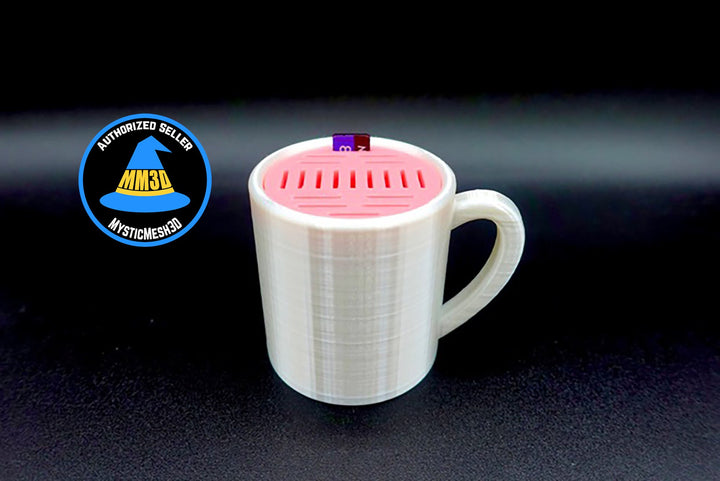 Mini Coffee Cup USB/SD/ Micro SD Card Holder Mini | Tech Storage Solution | Desk Decor Storage | Office Organizer | Modern Decor