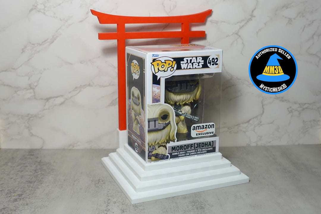 Funko Pop Shrine Display Stand | Unique Collector's Decor | Custom Color 3D Printed | Geeky Funko Pop Culture Shrine | Novelty Gift