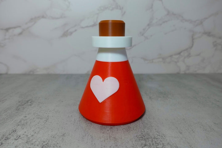 Love Potion Stash Jar | Cosplay Prop | Stash Container | OSRS Inspired | Geocache | Gift for Wizards and Adventurers | Valentine Runescape