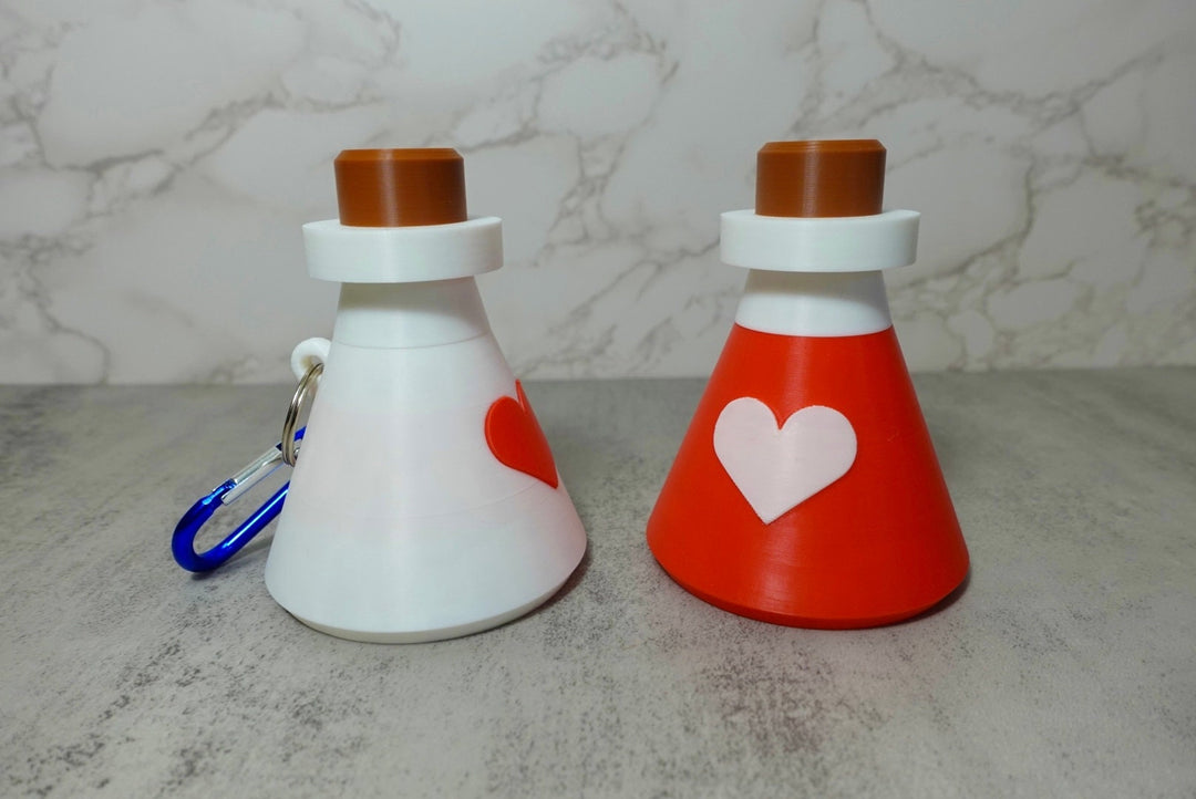 Love Potion Stash Jar | Cosplay Prop | Stash Container | OSRS Inspired | Geocache | Gift for Wizards and Adventurers | Valentine Runescape