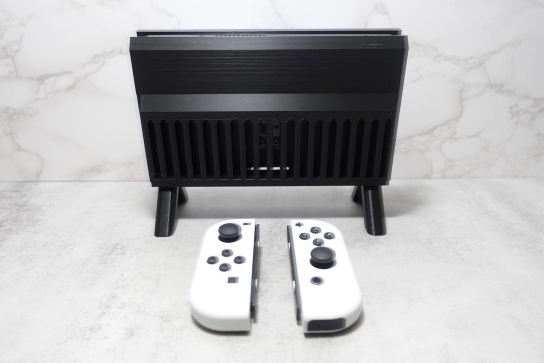 Flat Screen TV Display for Nintendo Switch Accessory | OLED or Classic Screen | 3D Printed Gaming Dock Case | Gamer Gift Idea