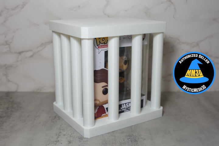 Cage Funko Pop Stand | 3D Printed Collector Vault | Geeky Display Case | ActionFigure Collector | Figurine Anime Showcase | Pop Culture Gift