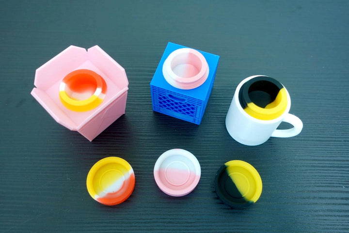 5ml Silicone Containers | Coffee Mug, Take-Out Box or Storage Box | Perfect for Travel and Organization