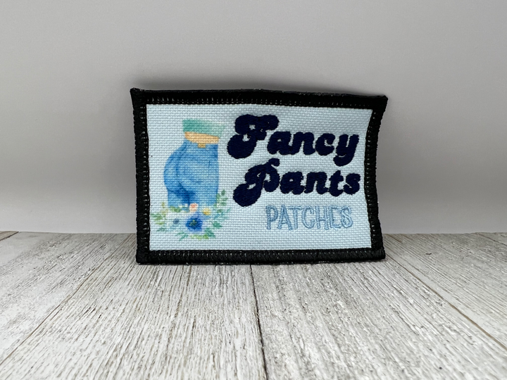 Fancy Pants Patches Sublimation and Embroidery Patch