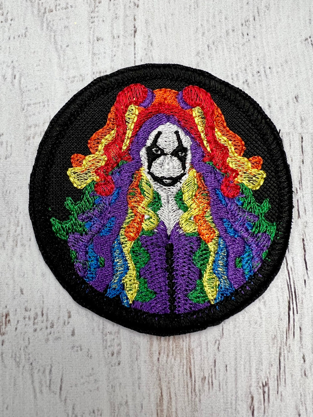Rainbow Twitch ScurryFace Rep Embroidery Patch