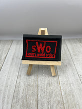Load image into Gallery viewer, SWO Scurry World Order Embroidery Patch
