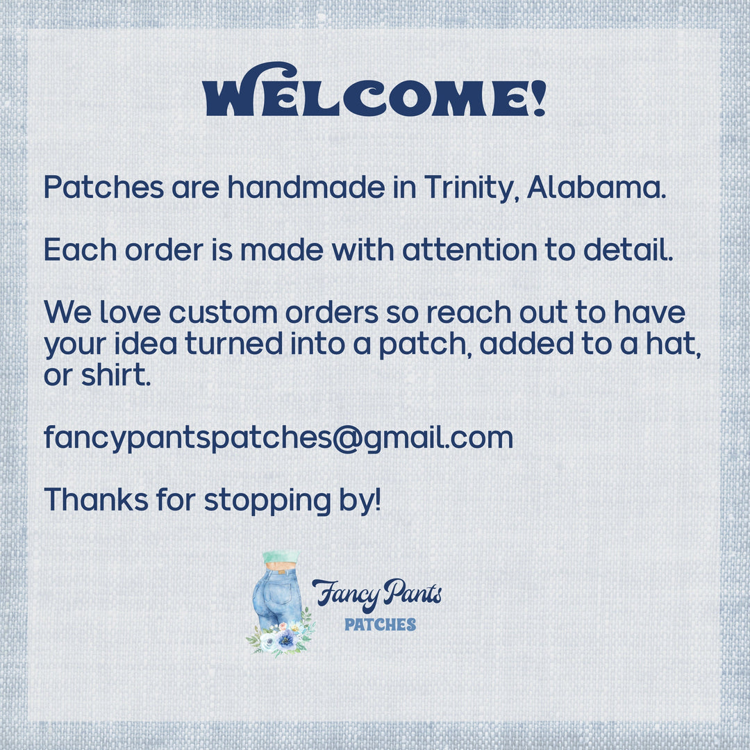 Fancy Pants Patches Sublimation and Embroidery Patch